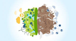 earths two different sides of climate change